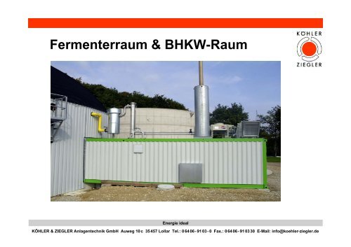 Innovative KWK-Anlagentechnik fÃ¼r den Einsatz von Bioenergie