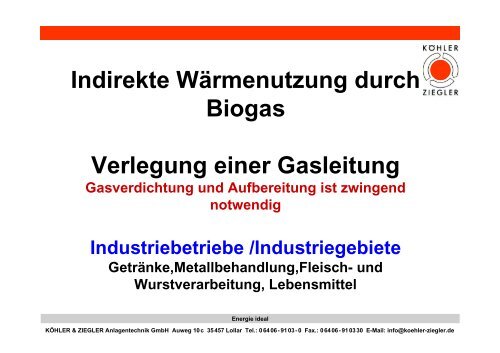 Innovative KWK-Anlagentechnik fÃ¼r den Einsatz von Bioenergie