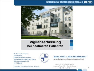 Vigilanzerfassung bei beatmeten Patienten - Kongress für ...