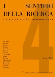 Sentieri della Ricerca 4.indb - Centro di Documentazione Del Boca ...