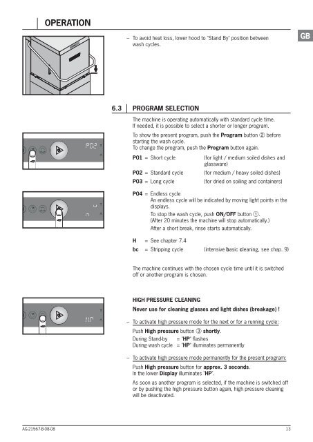 PREMAX AUP Install & Operations Manual.pdf - Hobart Food ...