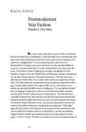 Postmodernist War Fiction