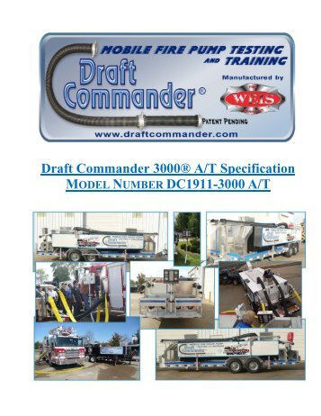 Why Draft Commander® 3000 A/T? - Weis Fire & Safety Equipment