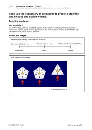 Probability vocabulary