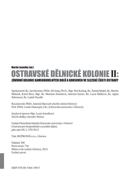 Kolonie II obálka