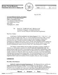 letter to Customs and Border Protection (CBP) - ncbfaa