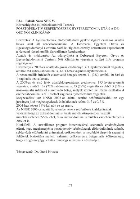 ProgramfÃ¼zet (PDF) - DE OEC TudomÃ¡nyos DiÃ¡kkÃ¶ri TanÃ¡cs