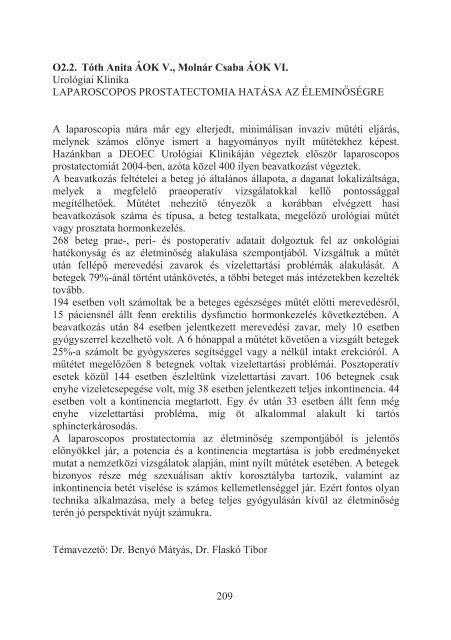 ProgramfÃ¼zet (PDF) - DE OEC TudomÃ¡nyos DiÃ¡kkÃ¶ri TanÃ¡cs