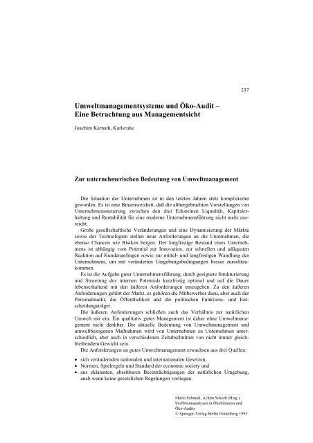 Ökobilanz Mohndruck - und Umweltmanagement