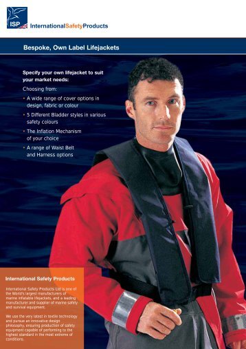 ISP Bespoke Lifejacket Brochure.pdf - International Safety Products ...