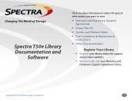 Spectra T50e Library Documentation CD
