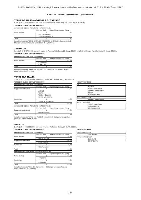 LVI-2 - Unmig - Ministero dello Sviluppo Economico