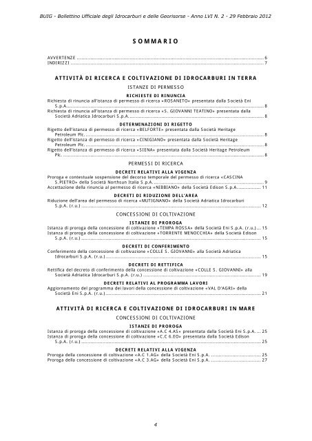 LVI-2 - Unmig - Ministero dello Sviluppo Economico