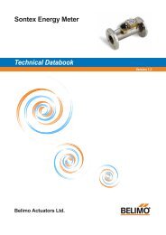 Technical Databook - Belimo Actuators (Shanghai)