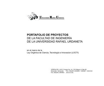 portafolio de proyectos - Universidad Rafael Urdaneta