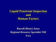 Liquid Penetrant Inspection and Human Factors - Center for ...