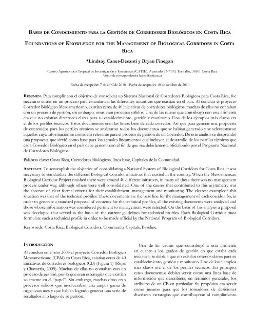 Volumen 14(3) Noviembre de 2010 - Eco-Index