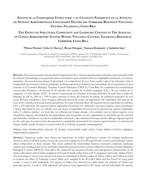 Volumen 14(3) Noviembre de 2010 - Eco-Index