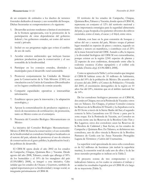 Volumen 14(3) Noviembre de 2010 - Eco-Index
