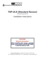 TSP-ULS (Standard Sensor) - Franklin Fueling Systems