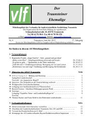 Rundbrief - Verband fÃ¼r landwirtschaftliche Fachbildung in Bayern eV