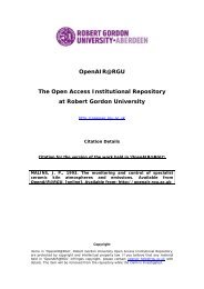 Julian Malins PhD.pdf - OpenAIR @ RGU - Robert Gordon University