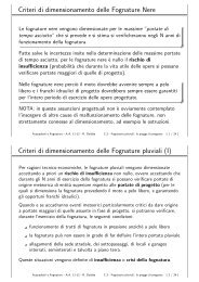 C.3 - Fognature pluviali: le piogge di progetto