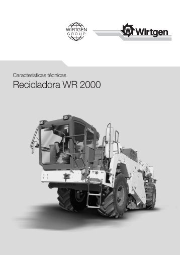 Recicladora WR 2000 - Wirtgen GmbH