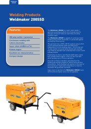 Welding Products Weldmaker 200SSD - Welding Generators