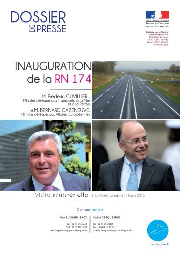 DP inauguration RN 174.indd - DREAL Basse-Normandie