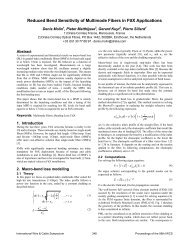 Reduced Bend Sensitivity of Multimode Fibers in FttX Applications