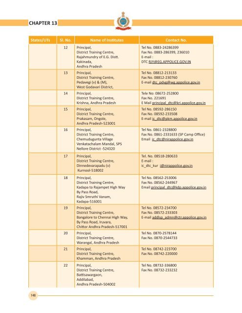 2012 - Bureau of Police Research and Development