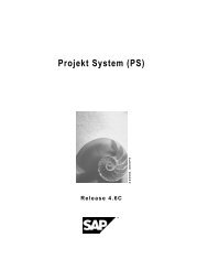 Projekt System (PS) - SAP Help Portal