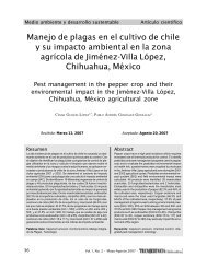 Manejo de plagas en el cultivo de chile y su impacto ambiental en la ...