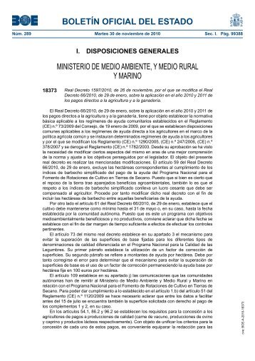 Real Decreto 1597/2010 - BOE.es