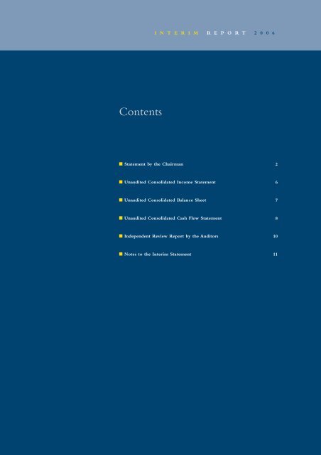 Chemring Interim 2006 - Chemring Group PLC