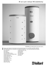 Spare parts catalogue Ersatzteilkatalog - Vaillant