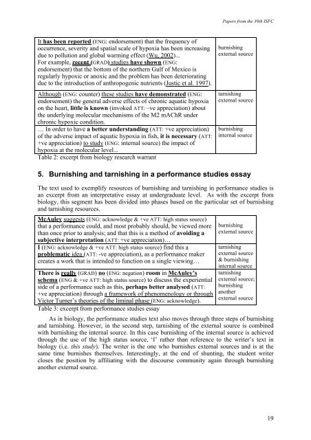 the ISFC39 Proceedings - International Systemic-Functional ...