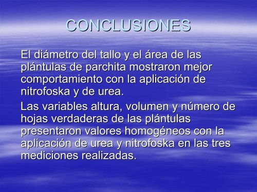 EFECTO DE DOS FERTILIZANTES NITROGENADOS ... - CEDAF