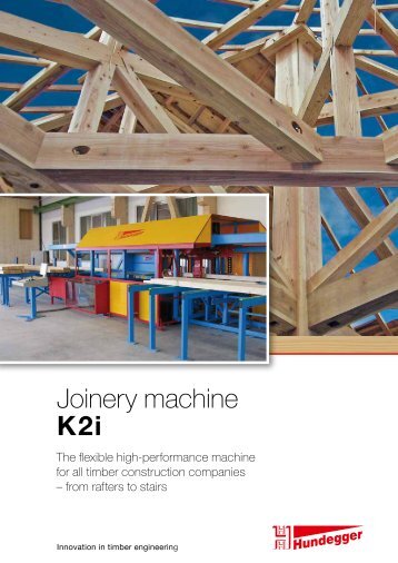 Joinery machine K2 i - Hundegger Maschinenbau Gmbh