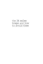 The 24 Sales Traps - Motivational Magic