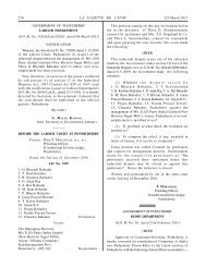 Government Notifications - Government of Puducherry