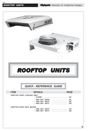 ROOFTOP UNITS OP UNITS - Highgate Car Air