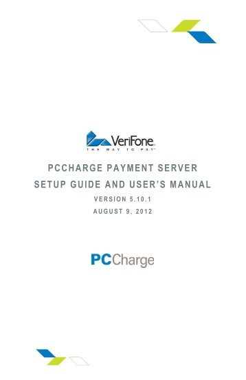 Payment Server Manual - VeriFone Support