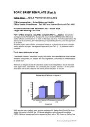 TOPIC BRIEF TEMPLATE (Part I) - Meetings, agendas and minutes