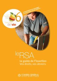 Téléchargez le guide RSA... - Conseil général