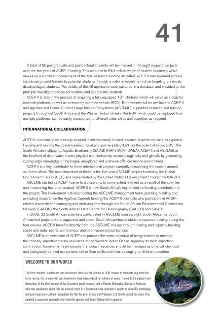 National Research Foundation Annual Report 2008 / 2009 [Part 2]