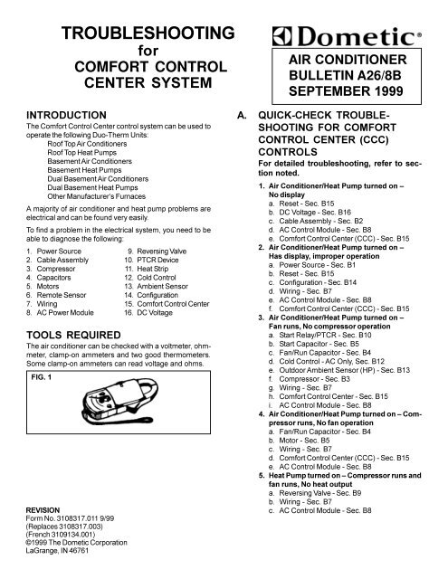 Comfort Control Bryant Rv Services