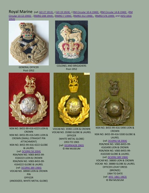 Military Cufflinks Royal Marines Cap Badge Subdued Military Cufflinks Royal Marines Cap Badge Subdued