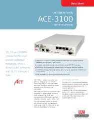 ACE-3100 - RAD TÃRKÄ°YE Data Communications